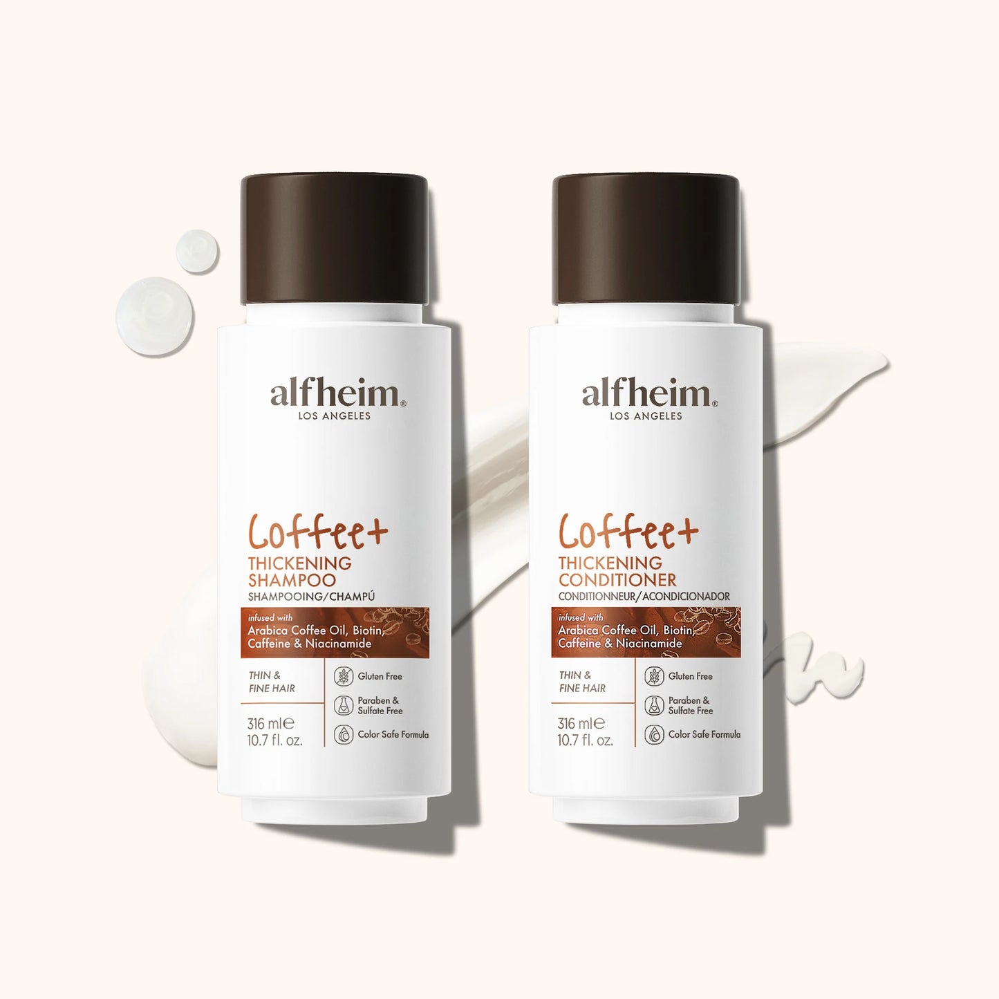 Coffee+ Thickening Shampoo & Conditioner Set