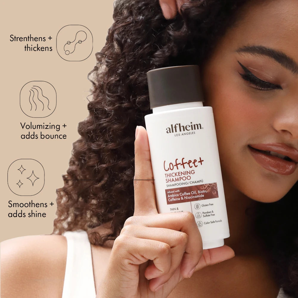 Coffee+ Thickening Shampoo, Conditioner & Hair Mask Set