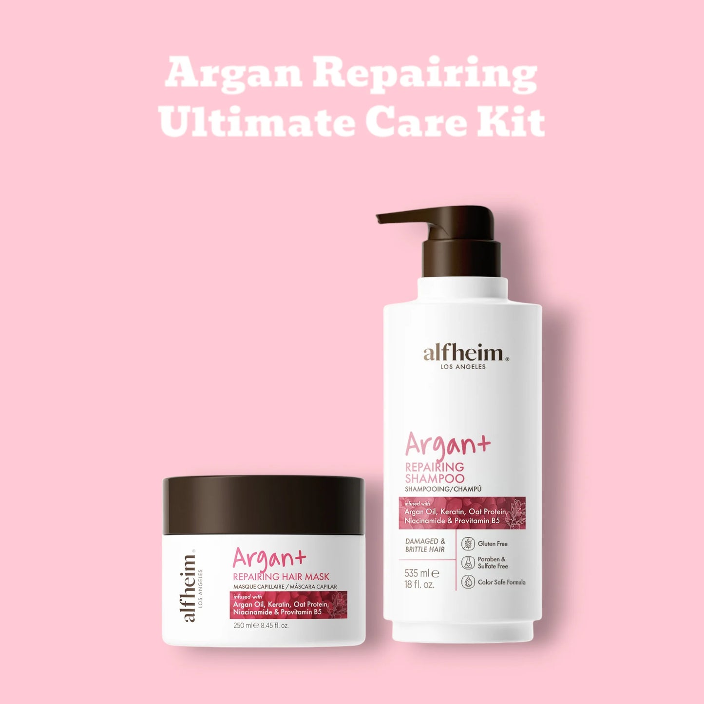 Argan+ Repairing Shampoo & Mask Set