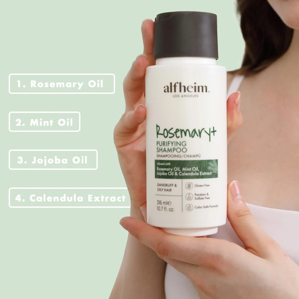 Rosemary+ Purifying Shampoo Conditioner Leave-In Set