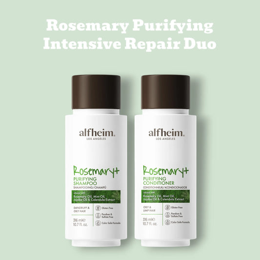 Rosemary+ Purifying Haircare Set Shampoo Conditioner