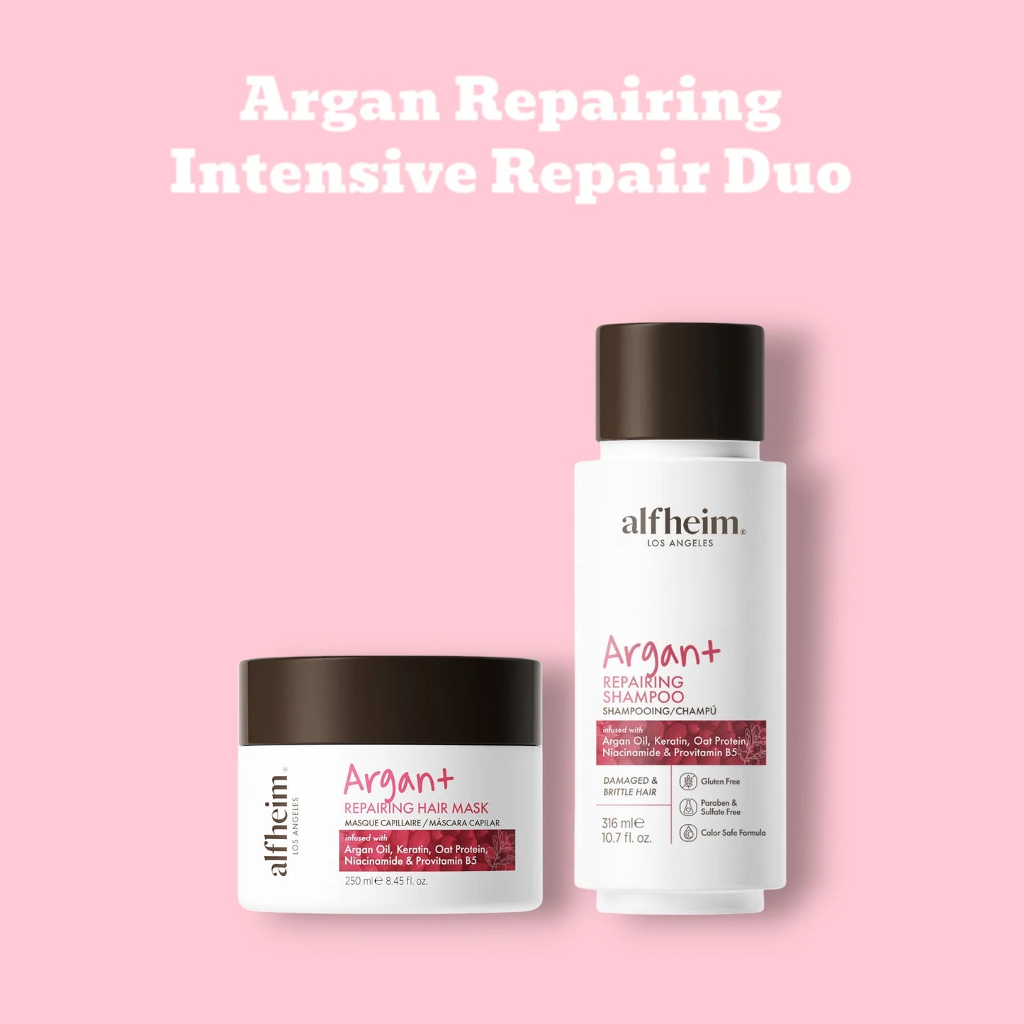 Argan+ Repairing Shampoo & Mask Set