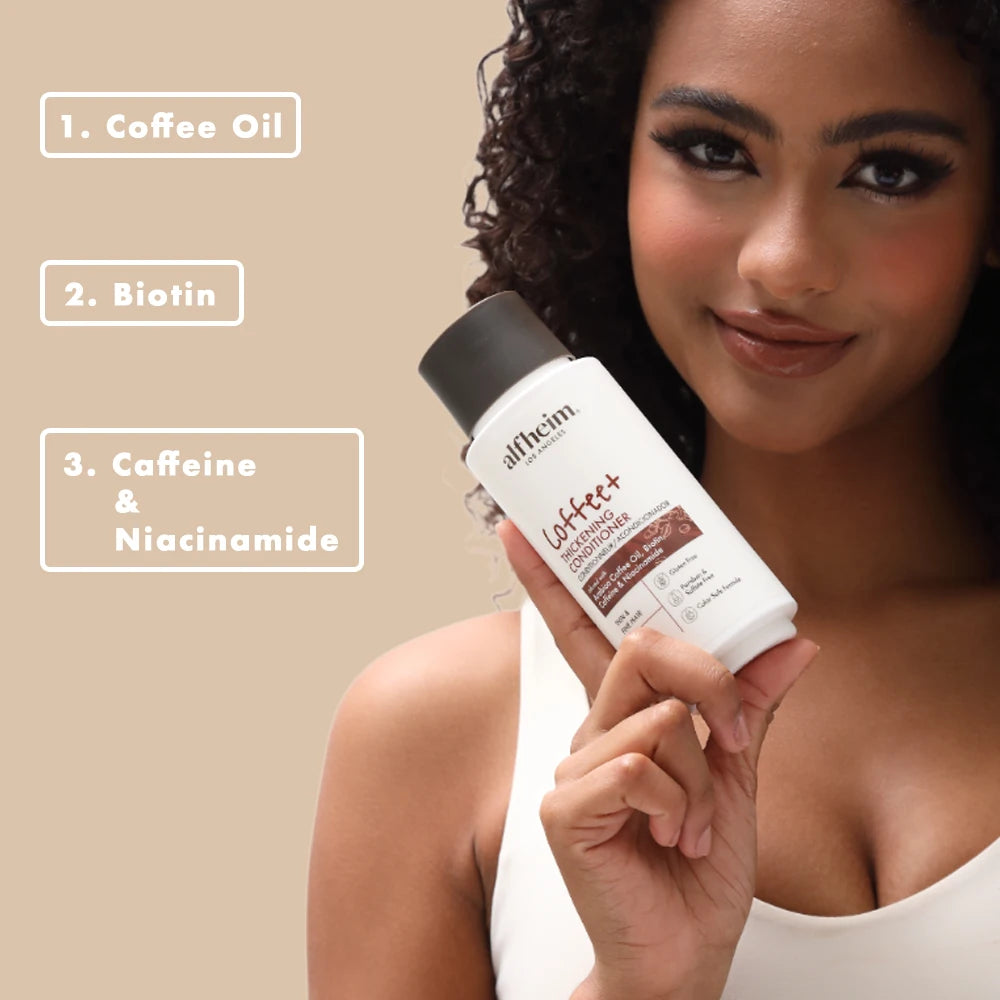 Coffee+ Thickening Shampoo Conditioner Leave-In Set