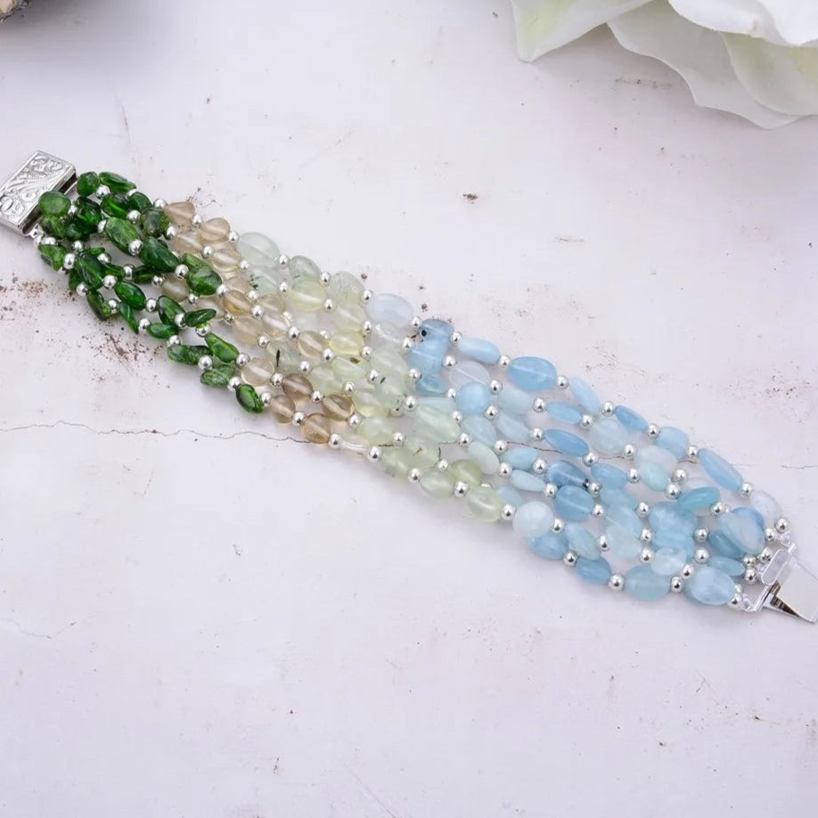 'Poseidon's Favor'- Crystal Bracelet