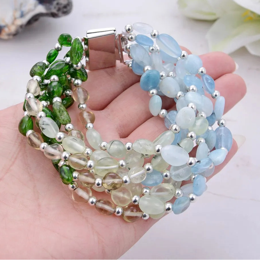 'Poseidon's Favor'- Crystal Bracelet