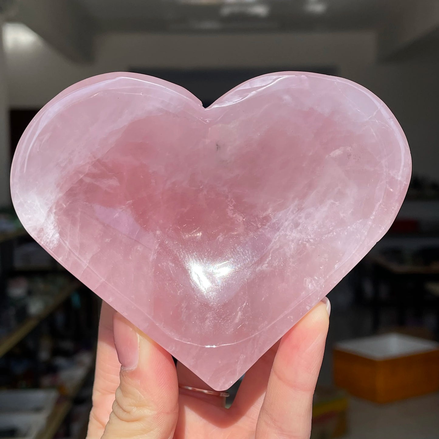 Rose Quartz Crystal Bowl