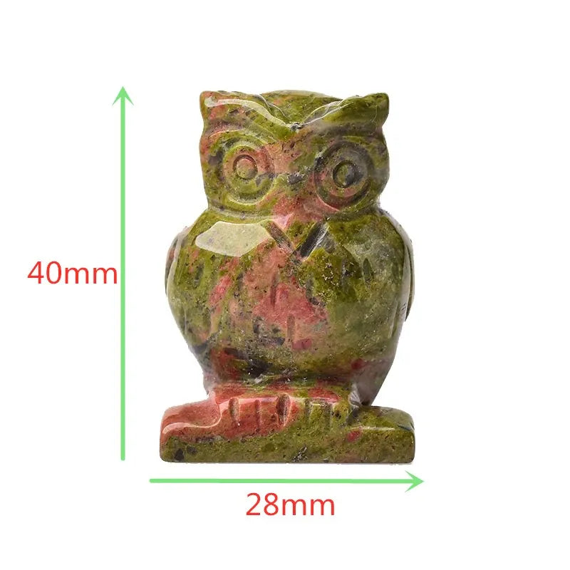 Natural Stone Carving- Owl