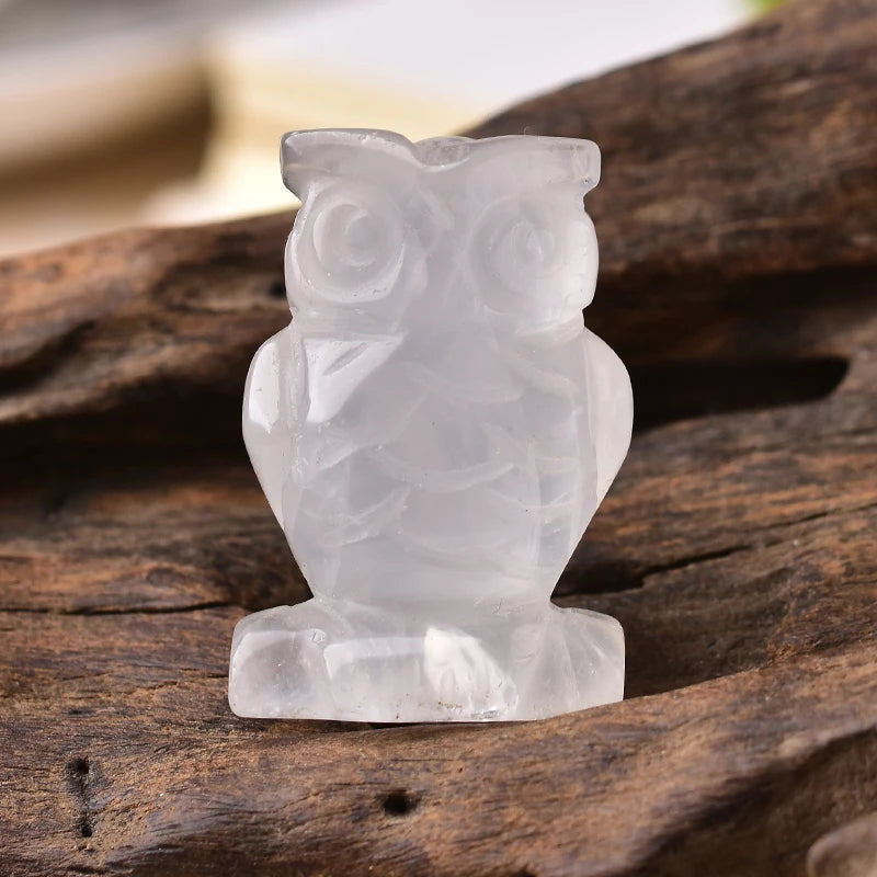 Natural Stone Carving- Owl