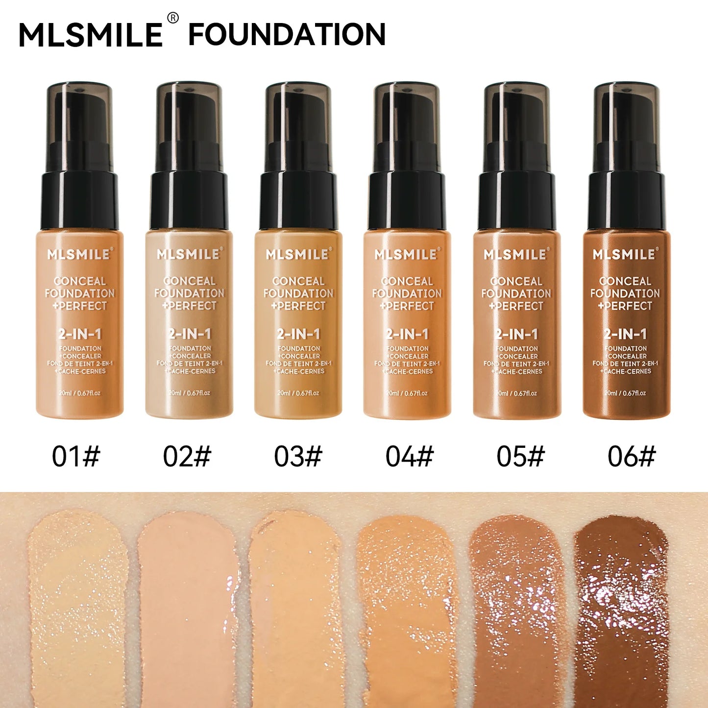 MLSMILE Concealer + Foundation