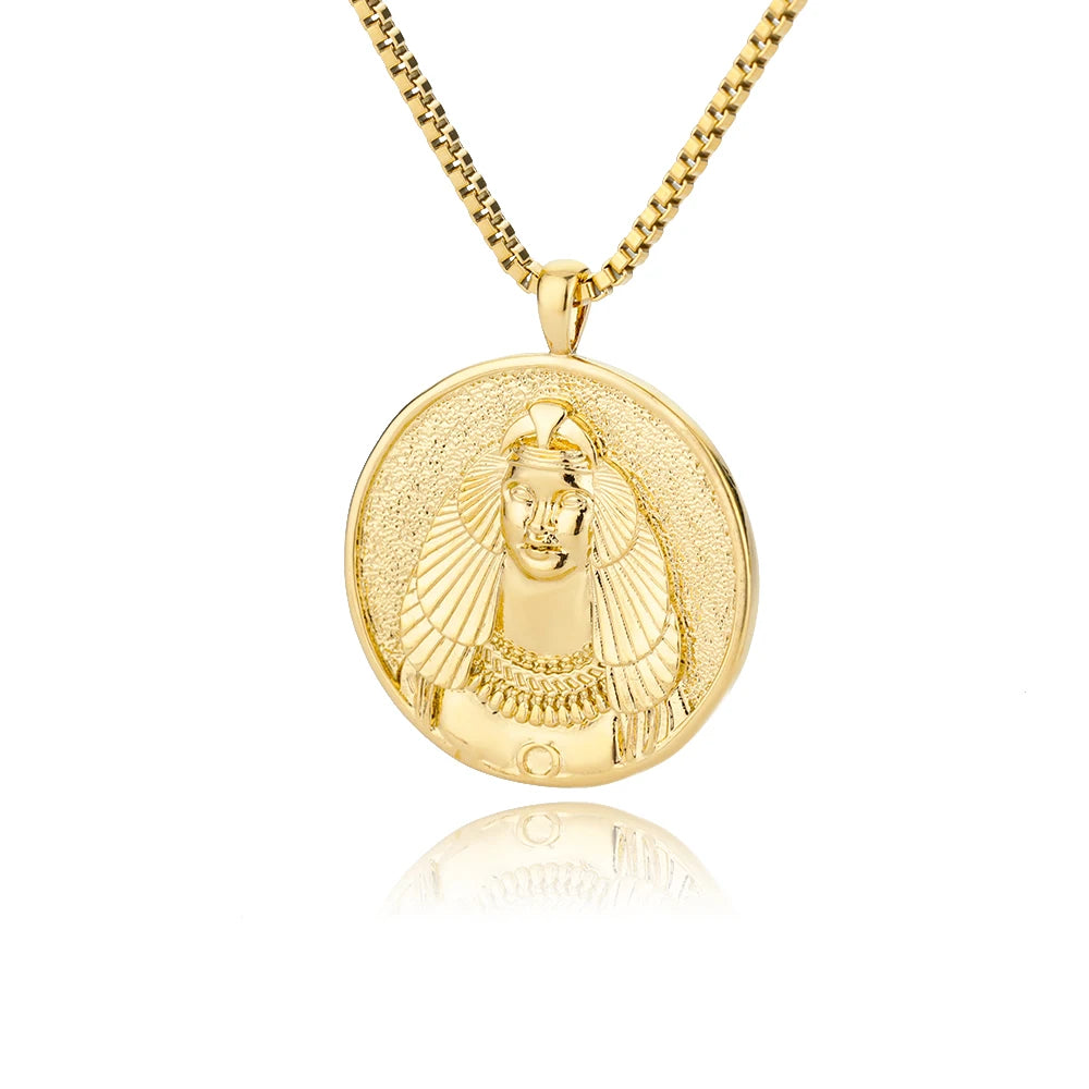 Gilded Goddess Medallion