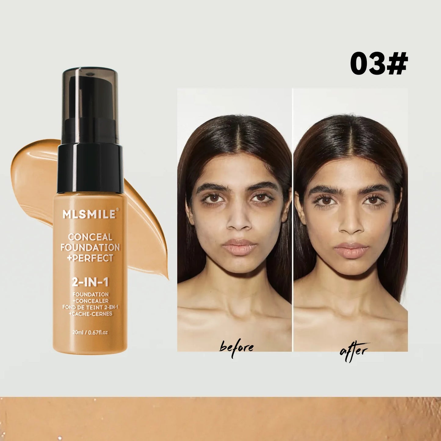 MLSMILE Concealer + Foundation