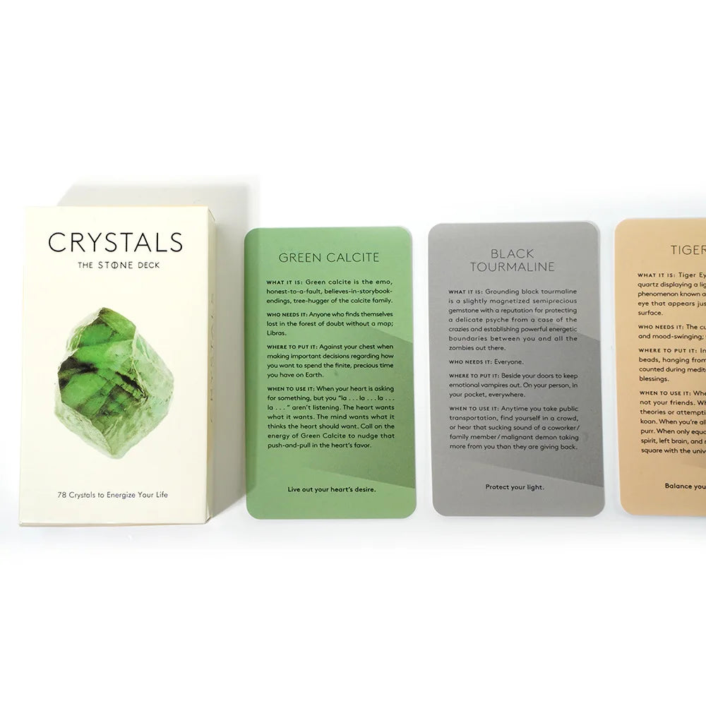 Crystals: The Stone Deck Oracle Cards