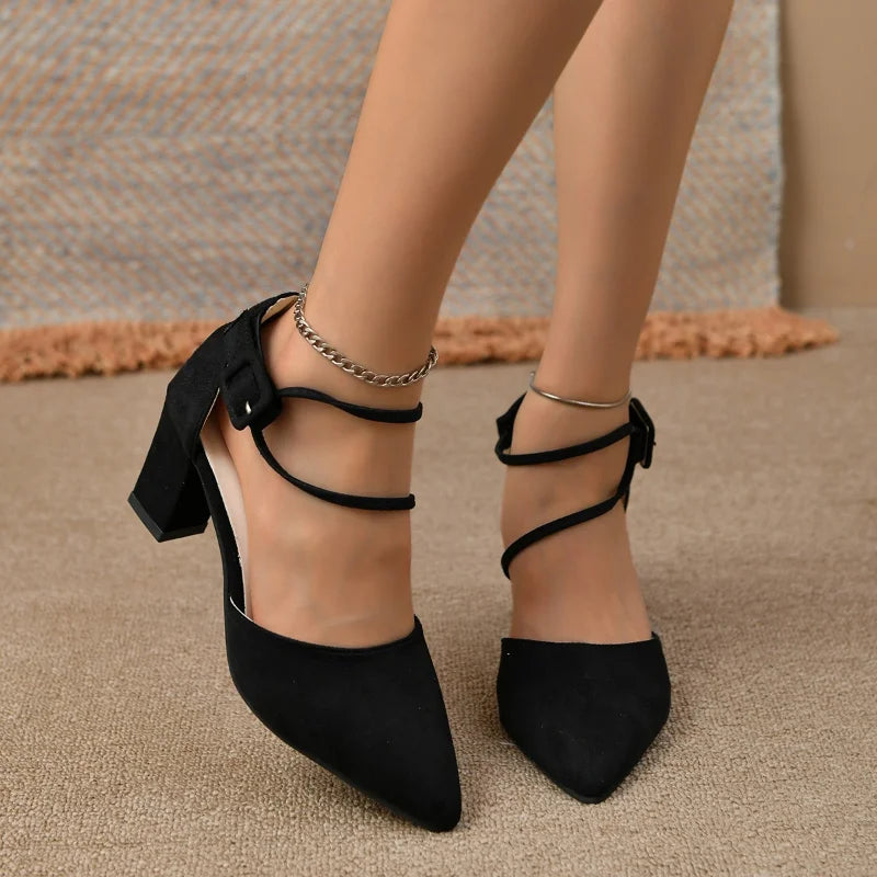 Night Out Block Heel Pumps