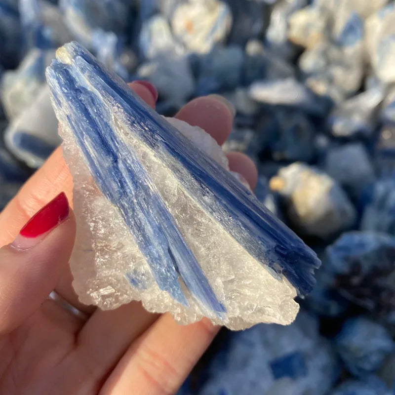 Raw Kyanite Crystal Specimen