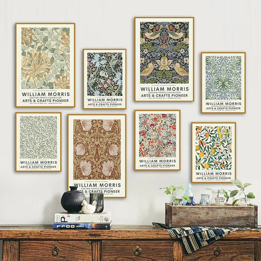 William Morris Pattern Canvas Prints