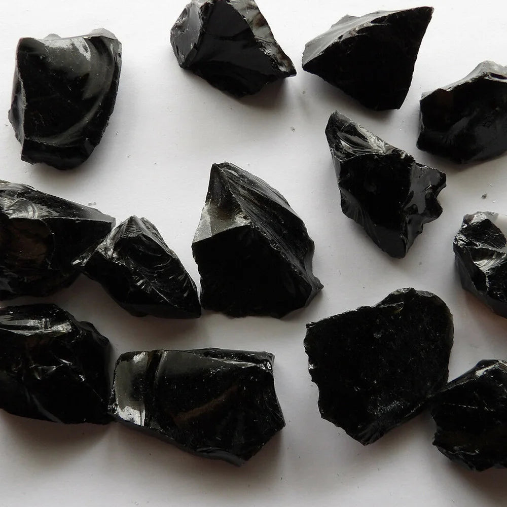 Natural Raw Obsidian Chunk