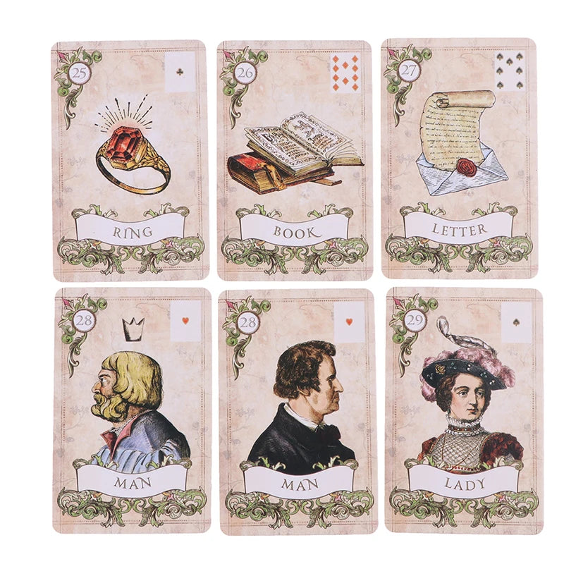 Old Style Lenormand Oracle Cards