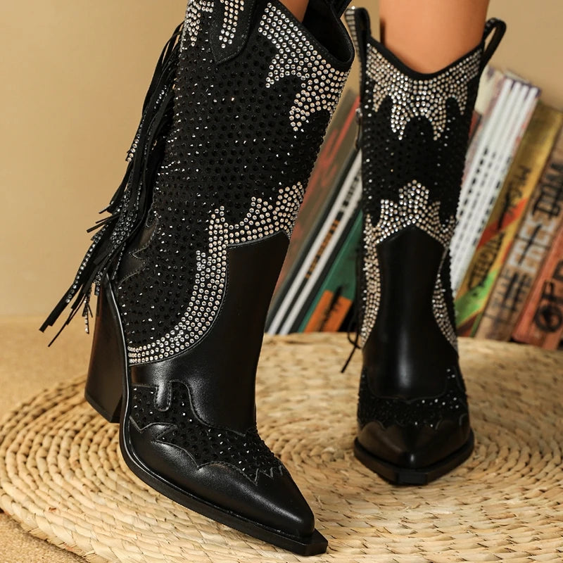 Midnight Magnolia Boot