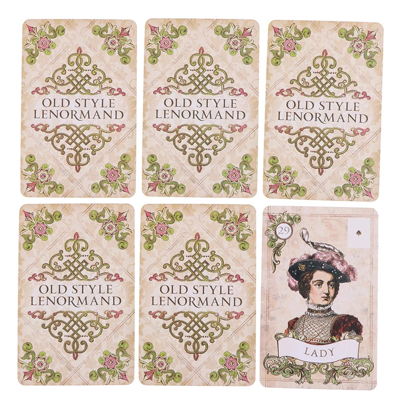 Old Style Lenormand Oracle Cards