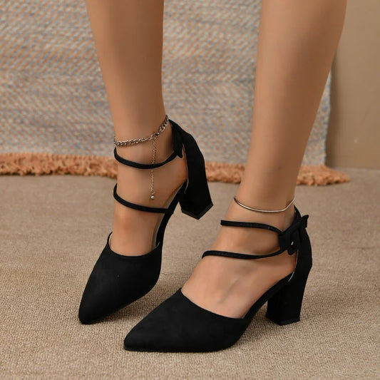 Night Out Block Heel Pumps