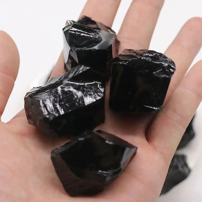 Natural Raw Obsidian Chunk