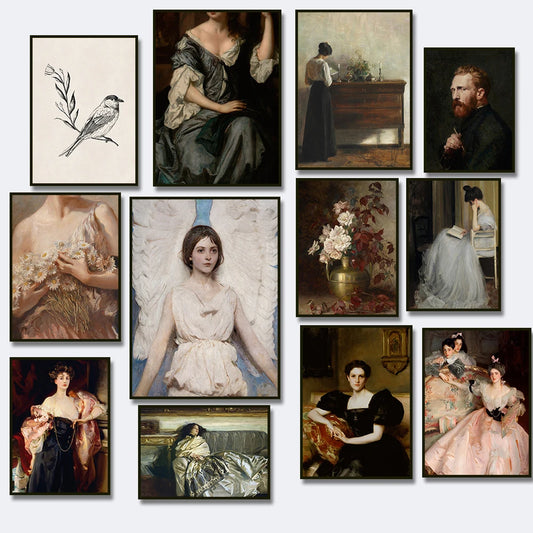 Dark Vintage Canvas Prints