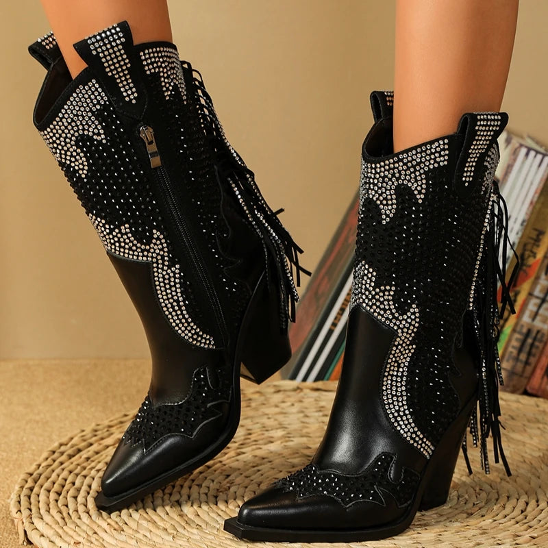 Midnight Magnolia Boot