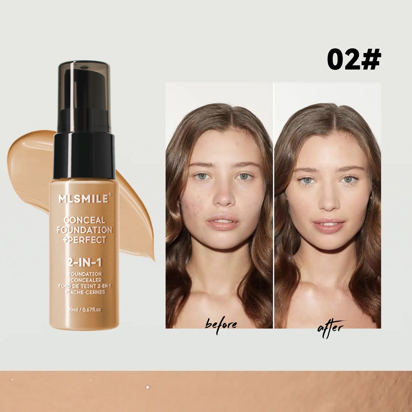 MLSMILE Concealer + Foundation