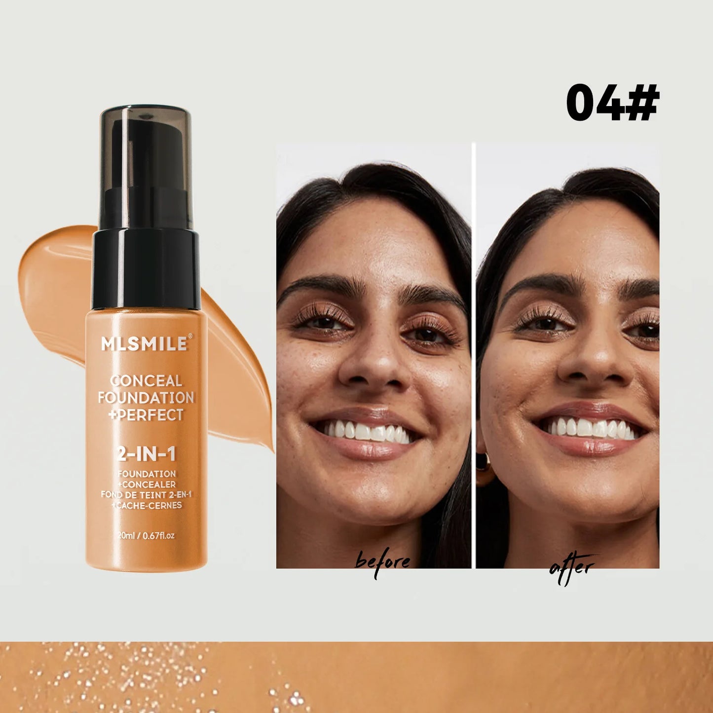 MLSMILE Concealer + Foundation