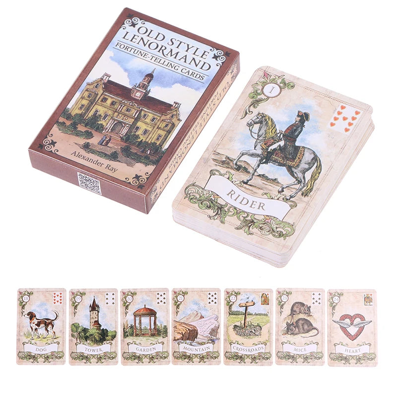 Old Style Lenormand Oracle Cards